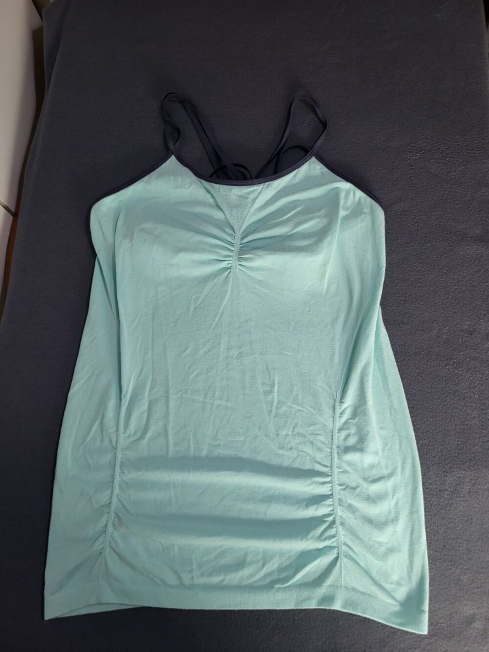 Sweaty Betty Women's LG Ruched Workout Tank Top Pastel Strappy Yoga Athleisure - Picture 5 of 8